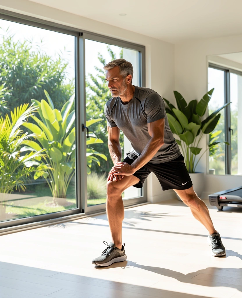 Active lifestyle for men over 40